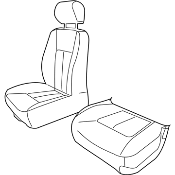Dodge 1FX101D5AA Seat Cover