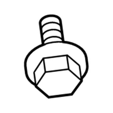 Dodge 6513519AA Mount Bracket Bolt