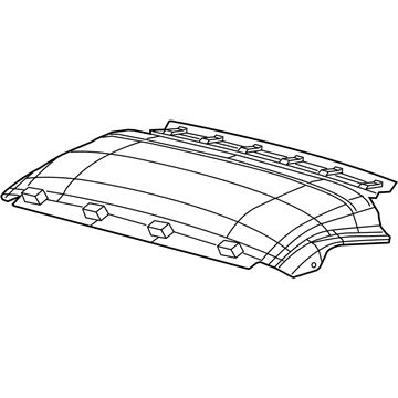 Mopar 5VR63KA8AA Front Headliner