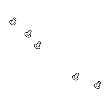 Mopar 1ZR36LDMAA Front Headliner Clip