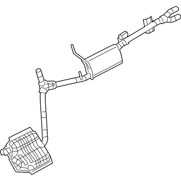 Chrysler 4578954AK Muffler & Pipe