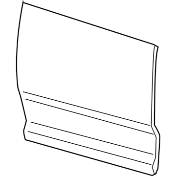 Mopar 55372029AB Outer Panel, Rear Driver Side