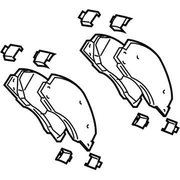 Ram 68049158AA Brake Pads