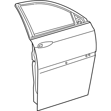 Mopar 4894182AE Door Shell, Front Passenger Side