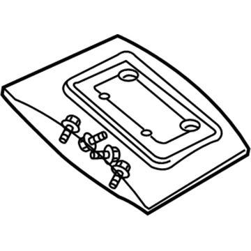 Dodge 55364761AC License Frame