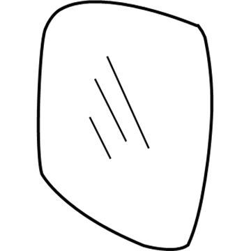 Dodge 68026177AB Mirror Glass