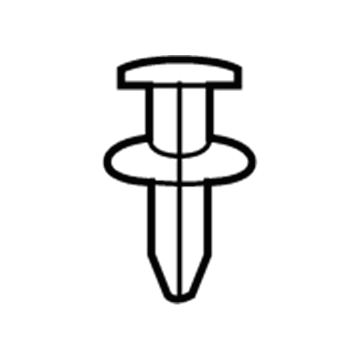 Dodge 6503598 Bumper Cover Retainer Clip