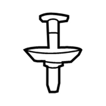 Dodge 6509157AA Bumper Cover Retainer