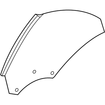 Mopar 5008978AF Quarter Glass, Rear Passenger Side