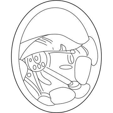 Chrysler Steering Wheel - XH231L8AB