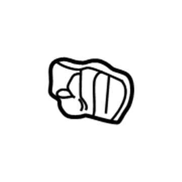 Dodge MR641674 Defroster Grille