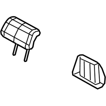 Jeep 1UP79DX9AB Headrest