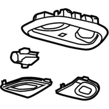 2017 Jeep Cherokee Dome Light - 5MW35HDAAC