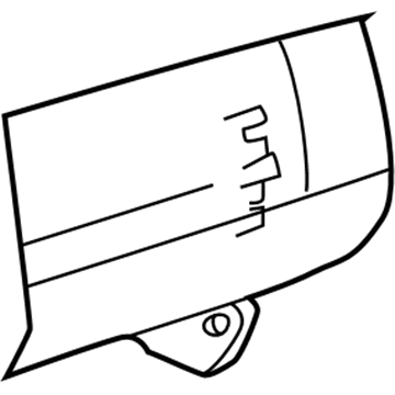 Dodge UJ19WL8AA Air Deflector