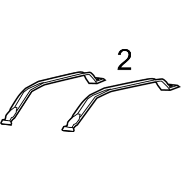 Jeep 68145553AD Tank Strap