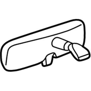 Jeep 4805332AD Mirror Inside