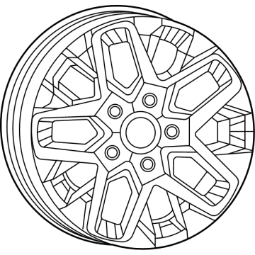 Jeep 4755610AA Wheel, Alloy