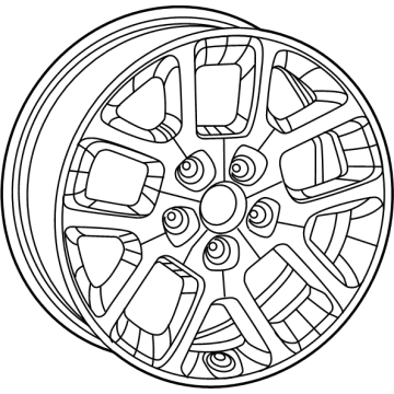 Jeep 7AF472STAB Wheel, Alloy