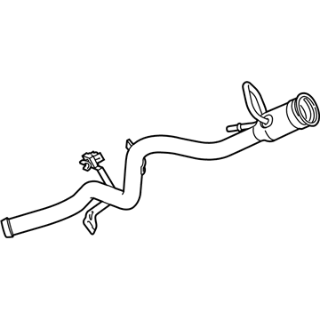 Jeep Fuel Filler Neck - 68154480AE