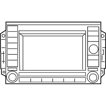 Jeep 5064816AD Display Unit