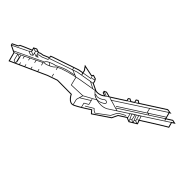 Mopar 55394058AQ Side Rail, Front Passenger Side Mopar 55394058AQ Side Rail, Front Passenger Side