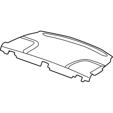 Chrysler TJ06WL8BC Package Tray Trim