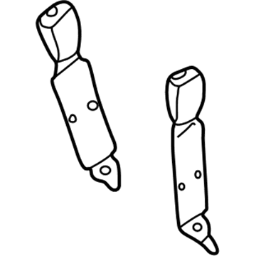 Dodge 5GW281DVAC Rear Belt Assembly Buckle