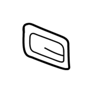 Dodge 5HJ46WL5AB Rear Belt Assembly Bezel