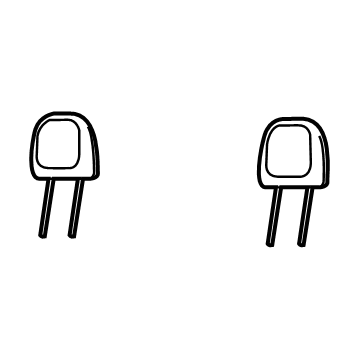 Jeep 1WD44DX9AA Headrest, Outer