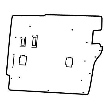 Jeep 68416587AA Rear Panel