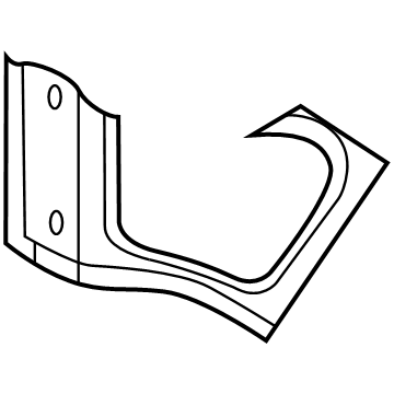 Dodge 55077601AE Bumper Assembly Mount Bracket