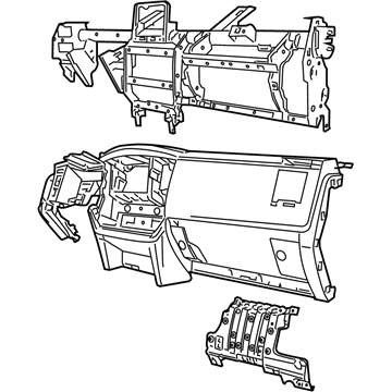 Dodge 1JX841DHAA Instrument Panel