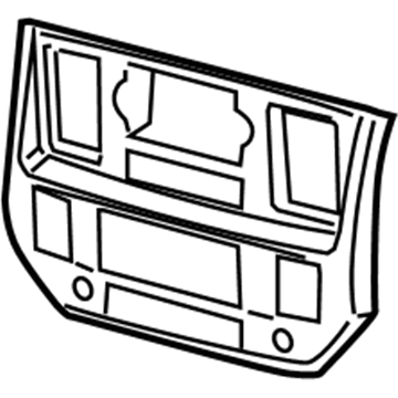 Dodge 1CN271DHAB Center Bezel