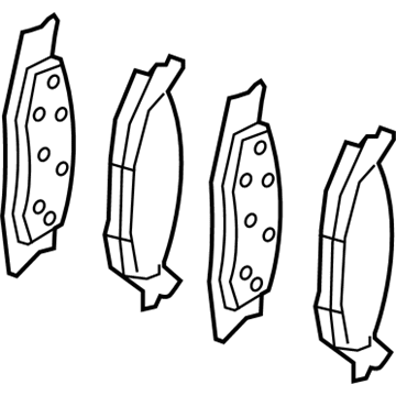 Chrysler 68574695AA Brake Pads