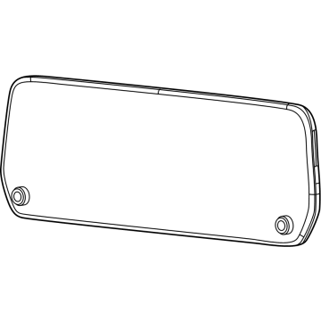 Dodge 68590087AG Center Display Assembly
