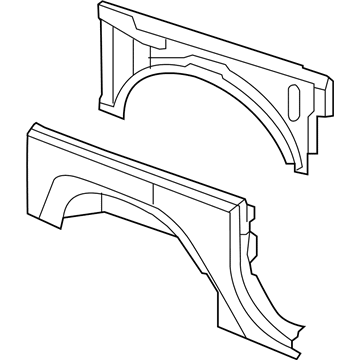 Mopar 55397014AJ Quarter Panel, Rear Outer Passenger Side