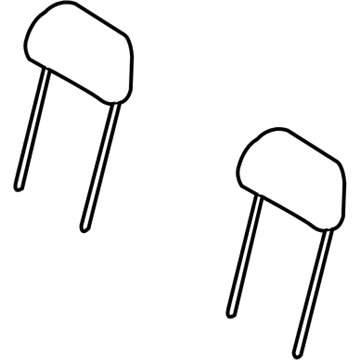 Chrysler 1FQ391D5AA Headrest