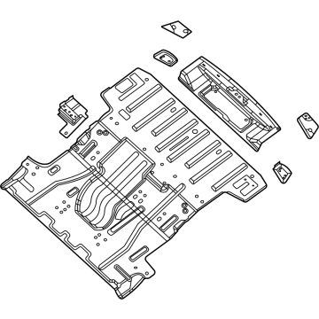 Jeep 68664109AB Floor Pan Assembly
