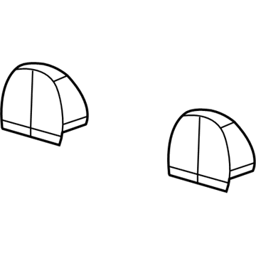 Chrysler 1HL881DVAA Headrest