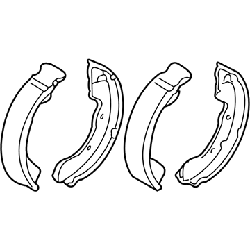 Dodge MB950211 Brake Shoes