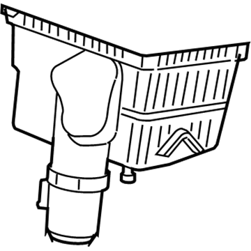 Jeep 5159169AB Air Cleaner Body