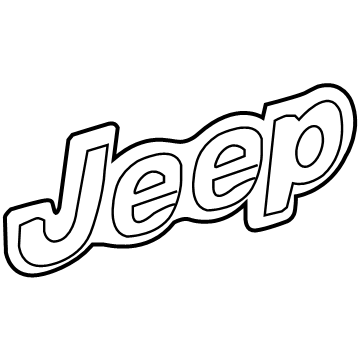 Jeep 68247414AA Nameplate