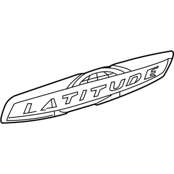 Jeep 68256483AA Nameplate