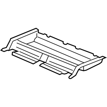 Mopar 55365027AG Storage Tray, Rear