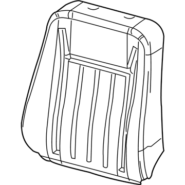 Chrysler 1AP071DDAA Seat Back Cover