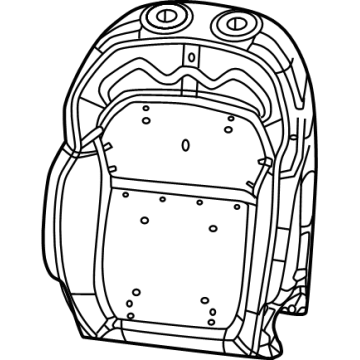 Dodge Charger Daytona Seat Cushion - 68571862AB