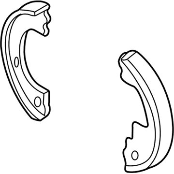 Dodge 5073647AB Brake Shoes