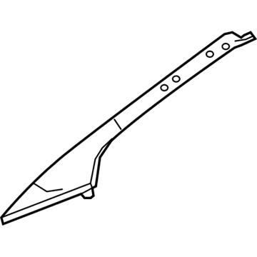 Dodge RS16BD1AH Windshield Pillar Trim