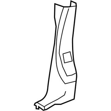 Dodge WS98BD1AC Lower Center Pillar Trim