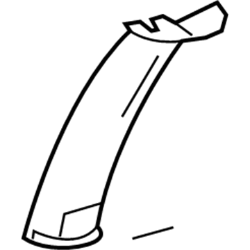 Dodge RS26BD1AE Upper Center Pillar Trim